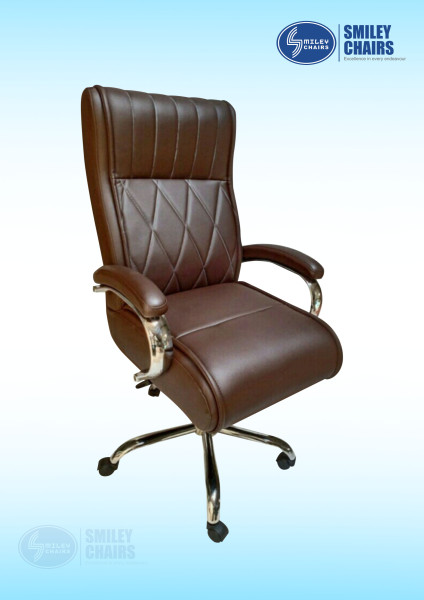 Packet Rexine Chairs (Black, Brown, Rust) - Packet Spring Chairs Brown