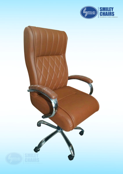Packet Rexine Chairs (Black, Brown, Rust) - Packet Spring Chair Rust