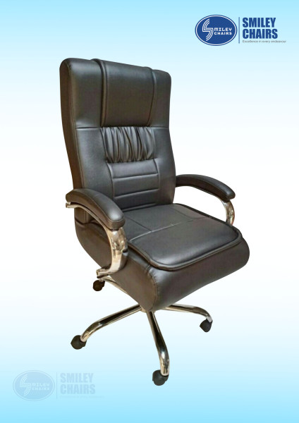 Packet Rexine Chairs (Black, Brown, Rust) - Packet Spring Chairs Black