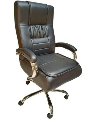 Packet Rexine Chairs (Black, Brown, Rust) - Packet Spring Chairs Black