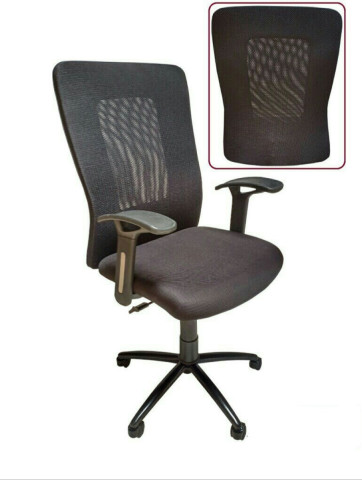 Double Ply Net M/B Chair - Double Ply Net M/B Chair Black