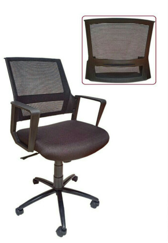 Solitaire Mesh Chair - Solitaire Mesh Chair Black