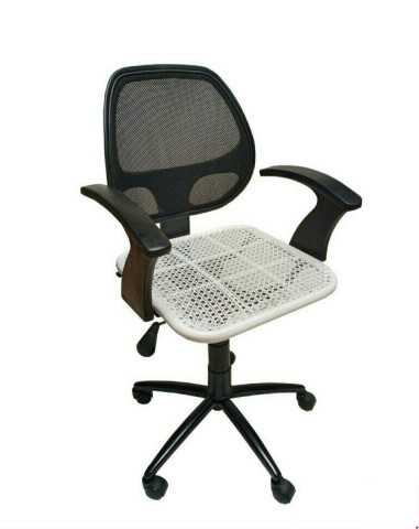 803 Mesh -Seat / White Wire Chair - 803 Mesh - Seat White Chair