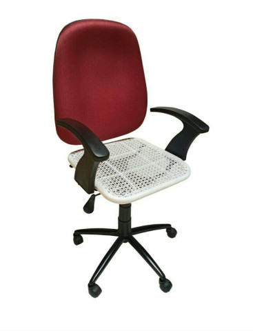 801 Cushion-Seat / White Wire Chair - 801 Cushion-Seat White Wire Chair