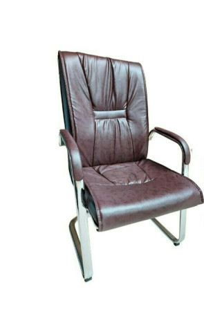 Visitor Chair - D026(Black and Brown - Visitor Chair - D026 Brown