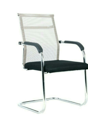 Visitor Chair - 706(Grey and Black ) - Visitor Chair - 706(Grey and Black )