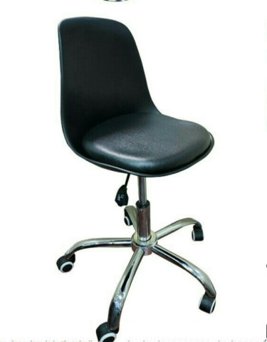 Revolving Shell Chair Black - Revolving Shell Chair Black